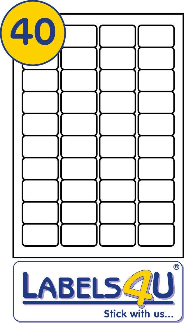 12 Removable Labels Per A4 Sheet, 63.5mm X 72mm, CL1263REM - View #5