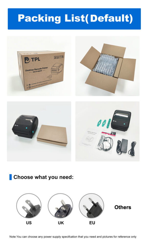 TD-401 - 4 inch Desktop Thermal Label Printer - Image 6