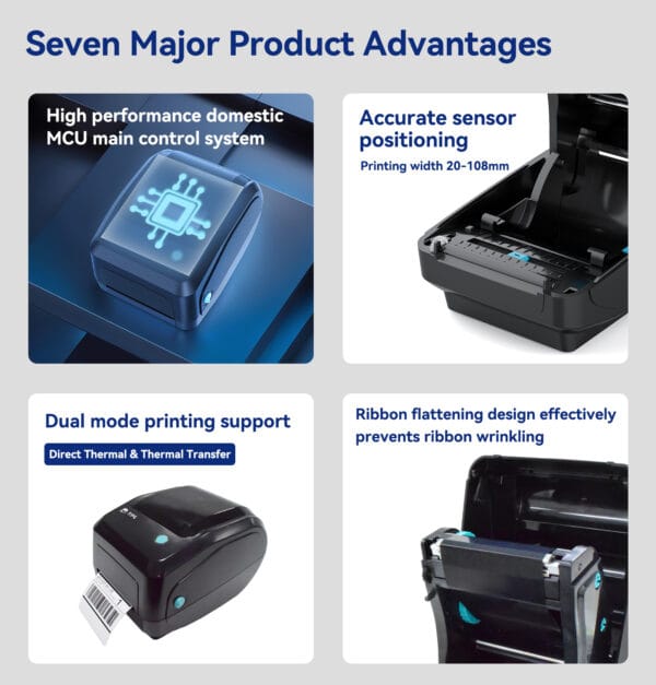 TD-403T- Desktop Thermal Label Printer | Labels4U
